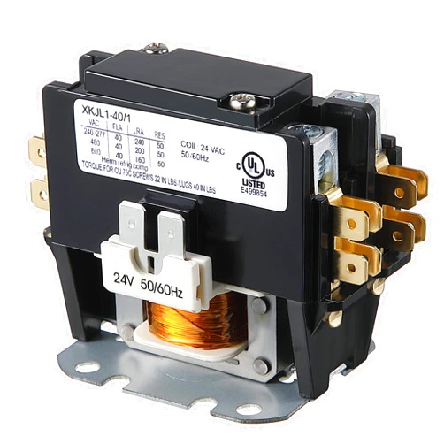 Dreyoo Carrier HVAC Motor Contactor, 24V 40 A Coil 1 Pole Replacement Relays Compatible with C230B, Air Conditioner, Heat Pump, Refrigeration Systems(1 Pack)