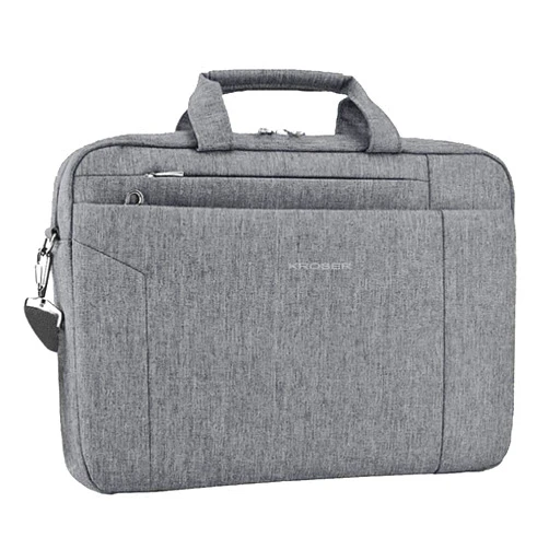 KROSER Laptop Bag 15.6 Inch Briefcase Shoulder Bag Water Repellent Laptop Bag Bussiness Carrying Handbag