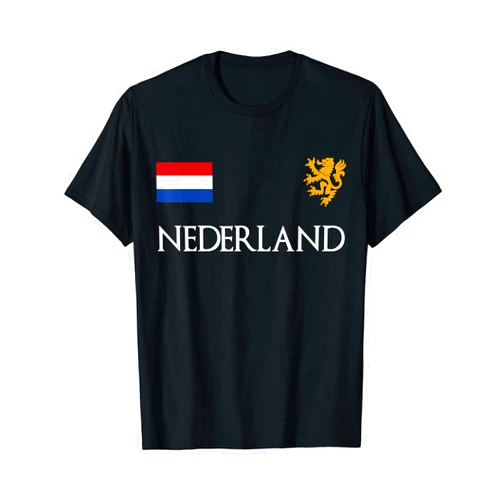 Cool Holland Apparel Nederland Tricolor Souvenir Proud Flag Of Netherlands T-Shirt