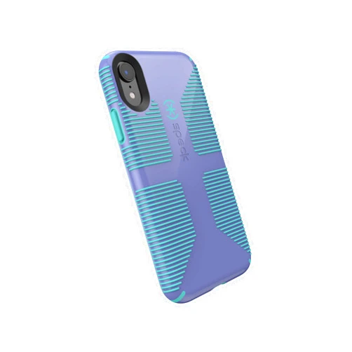 Speck Products CandyShell Grip iPhone Xs/iPhone X Case, Wisteria Purple/Mykonos Blue