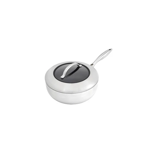 Scanpan - 65082600 Scanpan CTX Covered Deep Sautè Pan, 4 Quart, Silver