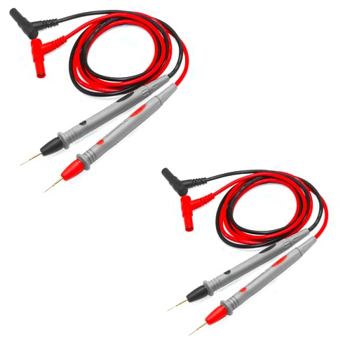 Thuchopy 2 Pack 1000V 20A multimeter Leads, multimeter Leads & fluke Test Leads, black