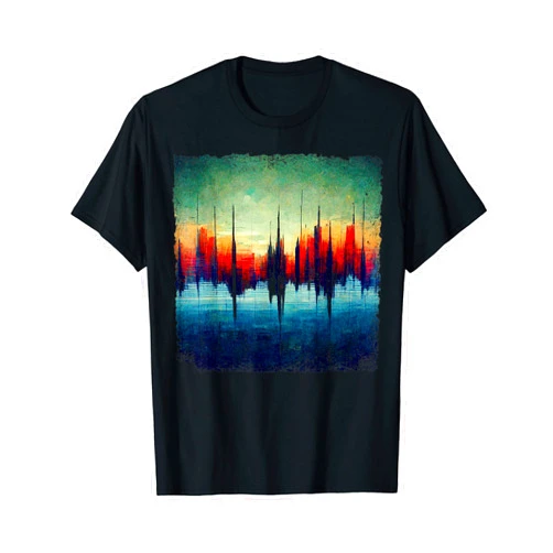 Retro Music Sound Engineer Vintage Soundwave Tees Soundwave Shirt Recording Studio Producer Sound Engineer T-Shirt