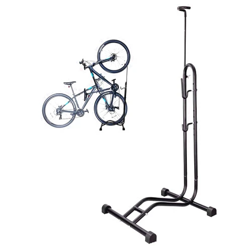 COMINGFIT Bicycle Parking Stand, Premium Quality Vertical & Horizontal Adjustable Bicycle Floor Parking Rack, Fat Bike Stand