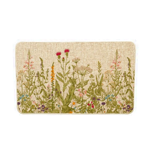 Artoid Mode Wildflower Spring Floral Doormat, Flowers Summer Home Decor Low-Profile Switch Rug Door Mat Floor Mat for Indoor Outdoor 17x29 Inch