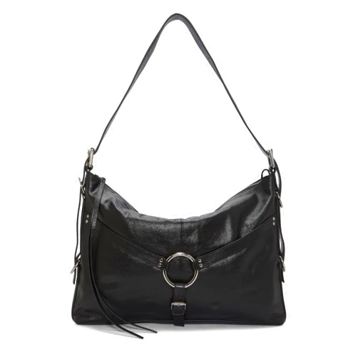 Vince Camuto Womens Baile Leather Hobo Handbag