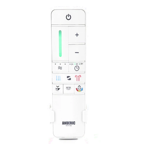 Anderic TR198B Replacement for Home Decorators Collection Ceiling Fan Remote Control - 2AQZU-18012 / KUJCE10308 / RRTR198B / TR198A / UC7225T / 7225T / CHQ7225T / Celene 62in - White Version