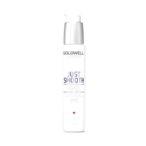 Goldwell Dualsenses Just Smooth Taming Anti-Frizz & Humidity Control 6 Effects Serum, Paraben Free, Floral, 100ml