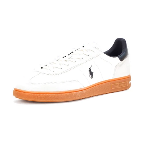 Polo Ralph Lauren Mens Bedford Leather-Suede Sneaker