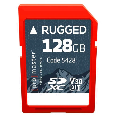 ProMaster SDXC 128GB Rugged™ Memory Card UHS-I, (Model 5428)