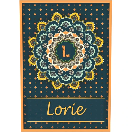 Ivy rF Lia Publishing Lorie: Carnet de notes A5 | Prénom personnalisé Lorie | Monogramme L | Cadeau d'anniversaire pour fille, femme, maman, copine, sœur | Mandala | 120 ... Format A5 (14.8 x 21 cm) (French Edition)
