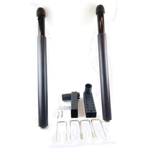 ShoreLand'r SHORE LAND'R Shorelander TA0271-16 24 Inch Roller Load Guides for 2X4 Frame - Quick Detach Soft Tube Style - Textured Matte Black