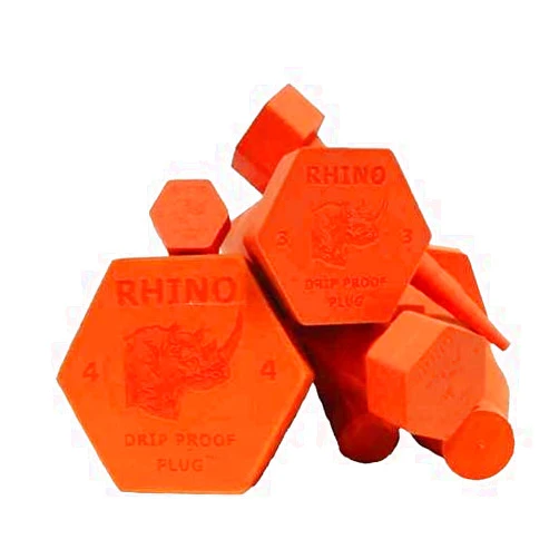 SRM Industries Inc ROPLUG-K : Safety Orange Rhino Drip-Proof Plugs, Multi-Pack…