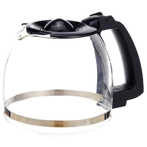 Capresso 10-Cup Glass Carafe with Lid for CoffeeTeam GS Coffee Maker (ONLY Fits Capresso model #464), Black