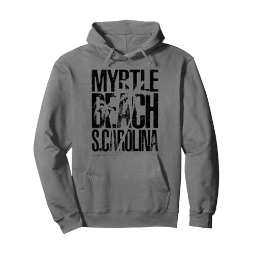 Beach Gifts and Souvenirs Myrtle Beach South Carolina retro vintage souvenir gift Pullover Hoodie