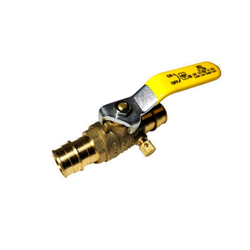 PROPEX EXPANSION VALVE XFITTING 5 Pieces XFITTING 3/4'' Pex A Ball Valve with Drain, F1960 Expansion Ball Valve with Drain