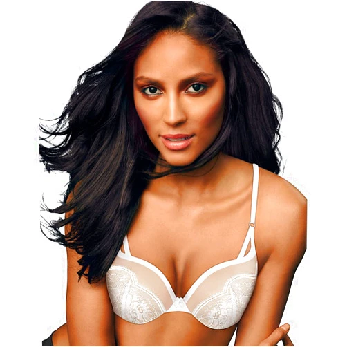 Maidenform Underwire Demi Bra, Best Push-Up Bra with Wonderbra Technology, Smoothing Lace-Trim Bra with Push-Up Cups