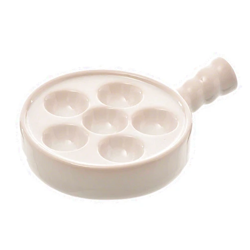 Browne Foodservice Browne 6-Hole Escargot Plate