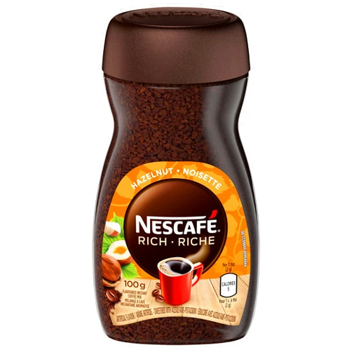 Nescafe NESCAFÉ Rich Instant Coffee, 100g (Hazelnut)