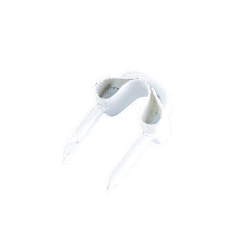 Gardner Bender MSW-1540 Fiber Insulated Staples ⅛ Inch., Secures Low-Voltage / Bell Wire / Speaker / Telephone & Thermostat, Splinter Free, 40 Pk., White