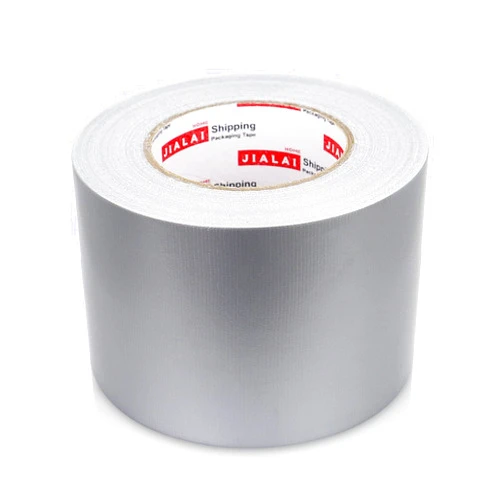 JIALAI HOME 4 Inch Silver Duct Tape, Industrial Grade 4 inches x 55 Yards (164 ft), 9 Mil Heavy-Duty, Waterproof, Strong, Flexible, No Residue, for Crafts & Home Improvement
