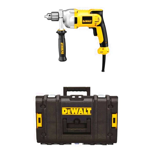 DEWALT DWD210G 10-Amp 1/2-Inch Pistol-Grip Drill with DEWALT DWST08201 Tough System Case, Small w/ Tough System Case