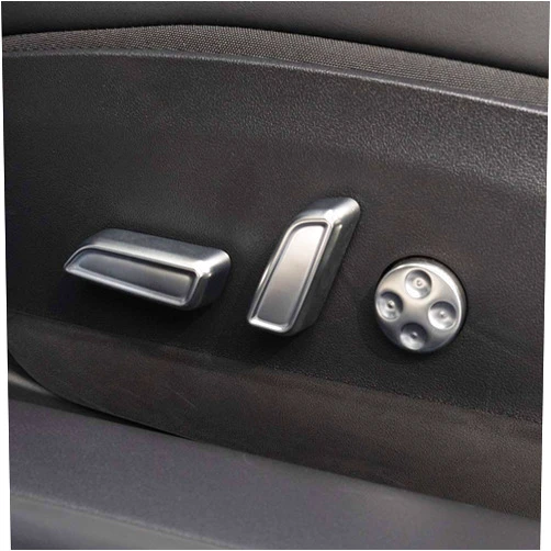 BONV Car Seat Adjustment Switch Button Cover Decoration Trim Sticker for Tesla Model 3 17-21 Interior Seat Adjust Switch Cap Protector Accessories 6pcs/Set Aluminum Alloy