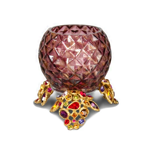 Jay Strongwater Tessa Bejeweled Tea Light