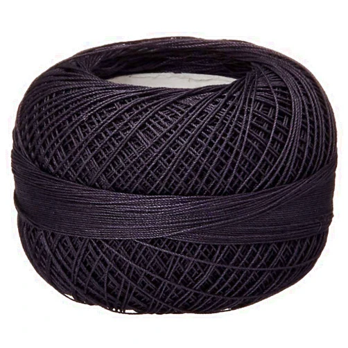 Lizbeth Size 80 HH80 Cotton Thread 184 yds 10 Grams, Charcoal