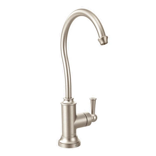 Moen Spot Resist Stainless Sip Traditional Cold Water Kitchen Beverage Faucet with Optional Filtration System, S5510SRS