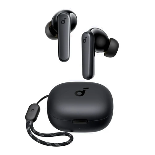 Soundcore by Anker P20i True Wireless Earbuds, 10mm Drivers with Big Bass, Bluetooth 5.3, 30H Long Playtime, Water-Resistant, 2 Mics for AI Clear Calls, 22 Preset EQs, Customization (Black)