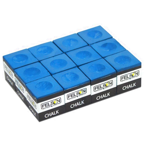 Felson Billiard Supplies Felson Pool Chalk Cubes | Pool Table Accessories for Table Billiards | Pool Cue Chalk & Storage Box