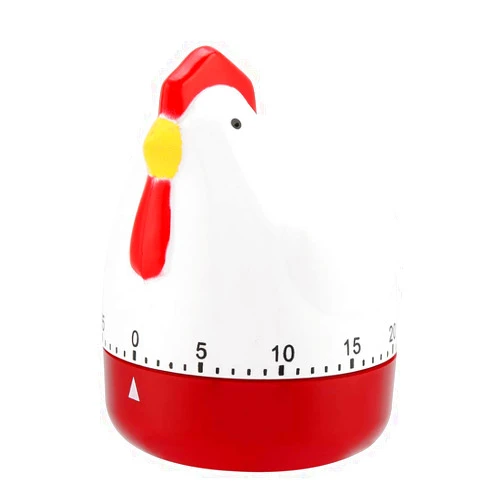 SWOQ Sugoyi Cooking Timer Magnet, Lovely Chicken Timer Mechanical Kitchen Cooking Alarm Clock for Home Decor Timing Reminder