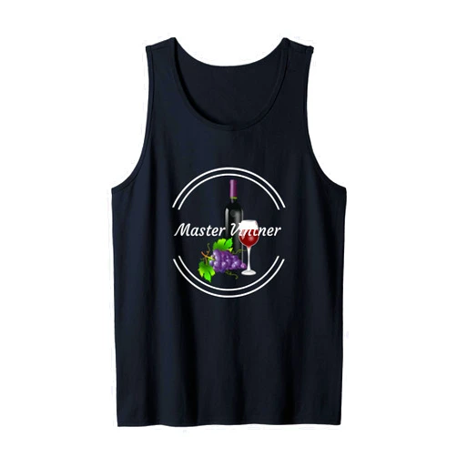 Myoan Vintner Winemaking Design Co. Winemaker Master Vintner Wine Lover Enthusiast Gift Tank Top