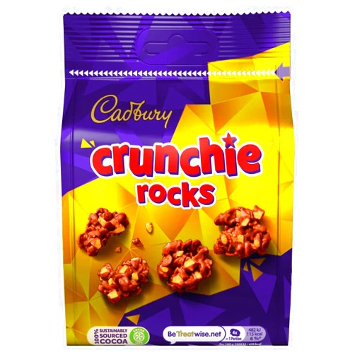 Cadbury Crunchie Rocks Bag, 110 g