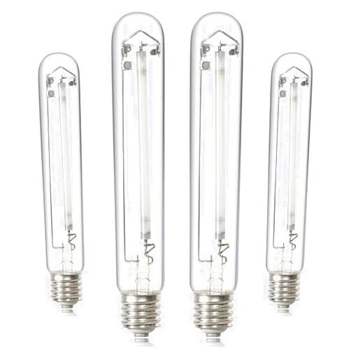 iPower 400W HPS Grow Light Bulb Lamp, Pressure Sodium Bulb Lamp with High PAR Enhanced Red and Orange Spectrums for Plants Growth, CCT 2100K, 2 Pack
