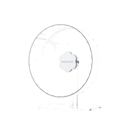 Bucatstate Hamster Exercise Wheel Super-Silent with Adjustable Base Dual-Bearing Cage Accessories Quiet Spinning Running Wheel for Dwarf Syrian Hamster Gerbils and Other Small Animals