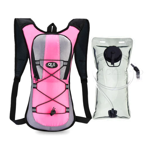 CKE Hydration Backpack Hydration Pack Water Backpack with 2L(70-Ounce) Hydration Bladder for Men Women Kids for Running Hiking Biking Climbing