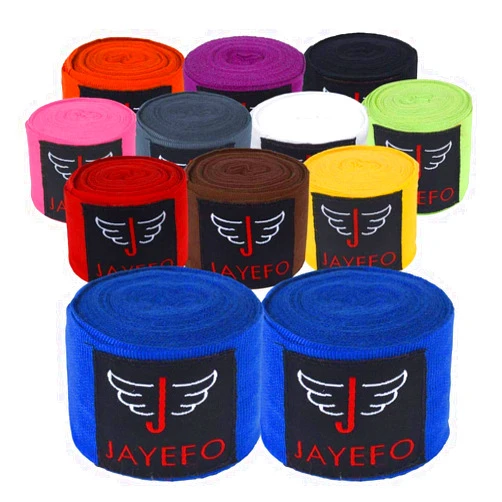 Jayefo Sports Hand Wraps 180 Inches Inner Boxing Gloves Martial Arts Wraps for Men & Women Boxing MMA Kickboxing Muay Thai - Pair