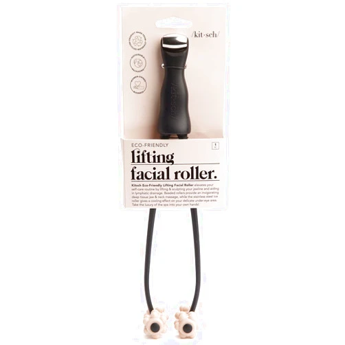 Kitsch Ice Roller for Face & Roller for Wrinkles and Lifting, 2-in-1 Eye & Facial Massager Tool for Self Care, Jawline & Face Sculpting Tool, Neck Lifting Facial Roller Massager Skin Care Tools