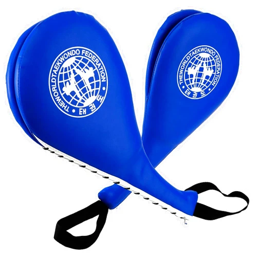 Nicunom 2 Pack Taekwondo Kick Pads, Durable Striking Pad Target TKD Karate Martial Arts Strike Targets Kickboxing Training, Blue