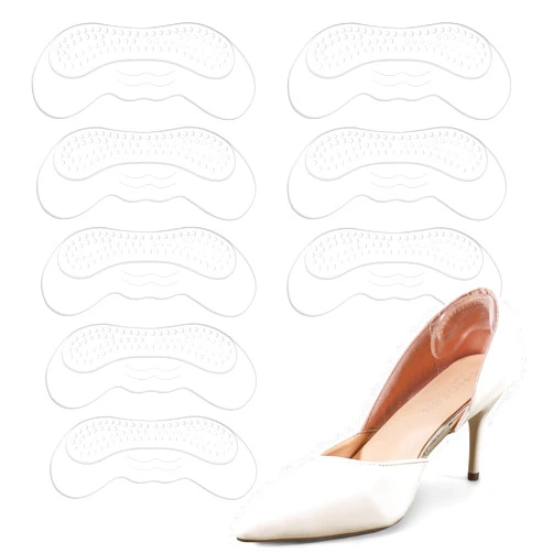 EIRMAT Heel Pads for Shoes, Heel Pads for Shoes That are Too Big, Heel Grips for Womens Shoes Soft High Heel Comfort Pads Heel Protectors for Loose Shoes, Stop Heel Pain, Heel Blisters(4 Pairs)