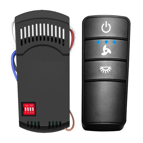 COREBAY Hampton Bay Ceiling Fan Remote Control Kit, Universal Fan Remote with Light Dimmer, Works 3-Speed AC Ceiling Fans