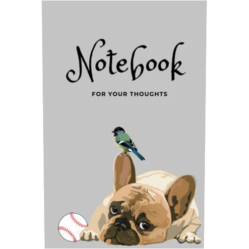 Valei Designs Notebook For French BullDog Lovers