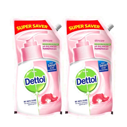 Dettol Skincare Liquid Soap Refill - 750 ml (Pack of 2)