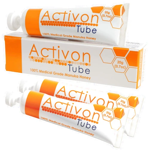 ActivOn Medical Grade 100% Manuka Honey Gel Tube Natural Healing of Wounds 3 Pack