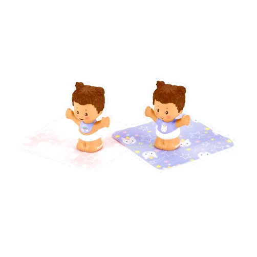 Fisher-Price Little People Snuggle Twins, Figure Set for Toddlers