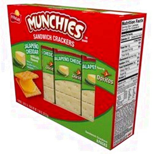 Umintzkss Munchies Jalapeno Cheddar Flavor Sandwich Crackers, 11.04oz (1 Pack)