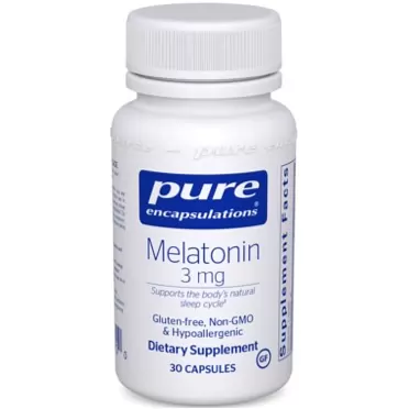 Pure Encapsulations Melatonin 3 mg | Antioxidant Supplement to Support Natural Sleeping* | 30 Capsules