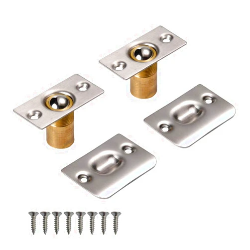 Mousike Closet Door Ball Catch,Stainless Steel Adjustable Ball Catch Door Hardware (2Pack)